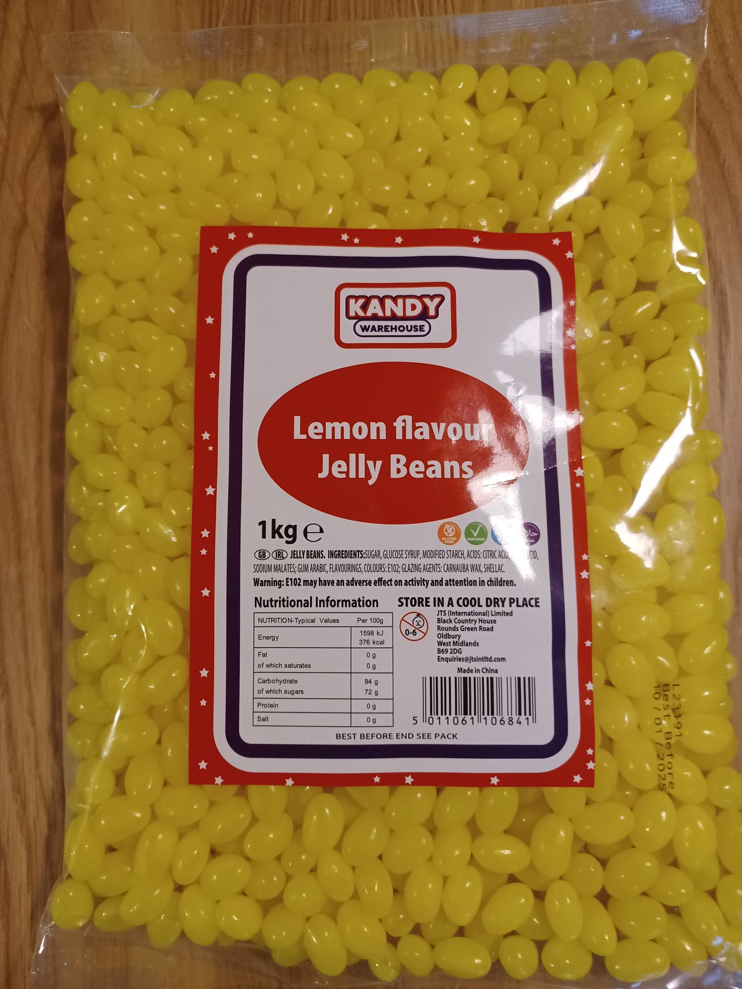 Miss Molley's Mini Yellow Jelly Beans 100g to 1kg