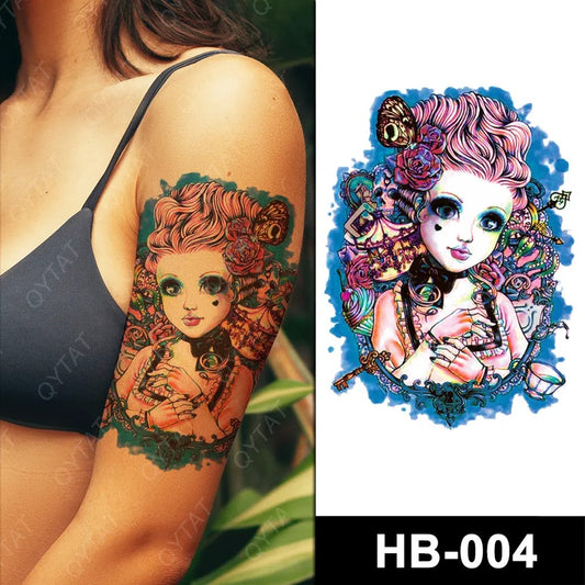 Temporary tattoo medium size HB004 148 x 210