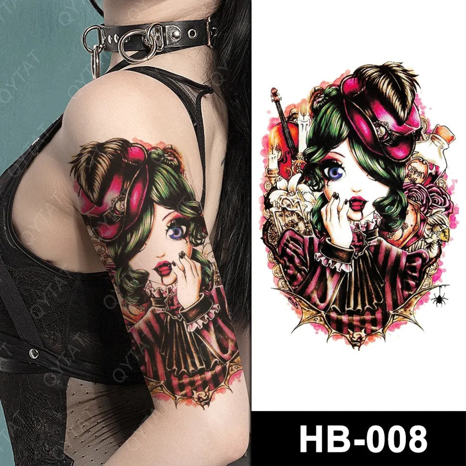 Temporary tattoo medium size HB008 148 x 210