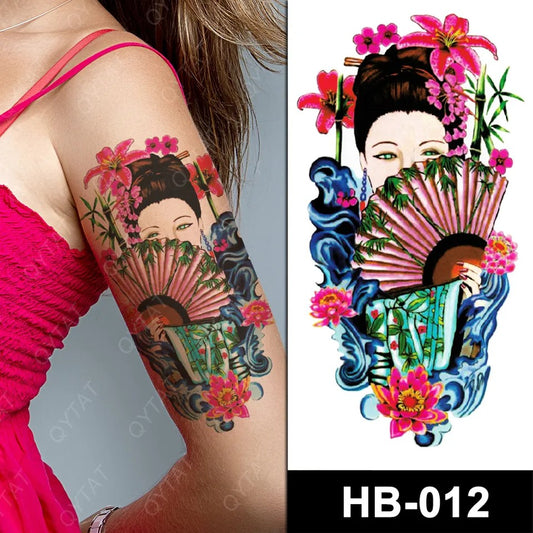 Temporary tattoo medium size HB012 148 x 210