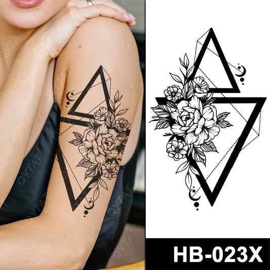 Temporary tattoo medium size HB023X 148 x 210