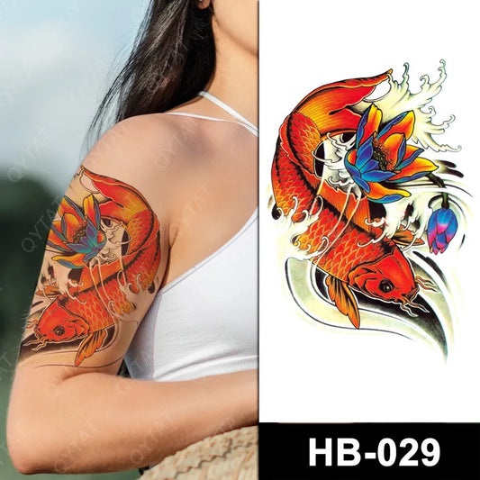 Temporary tattoo medium size HB029 148 x 210