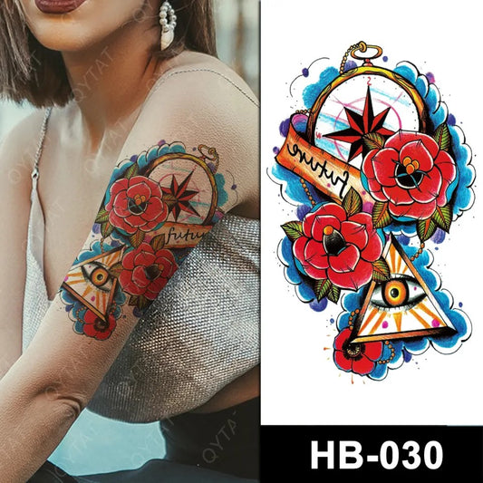 Temporary tattoo medium size HB030 148 x 210