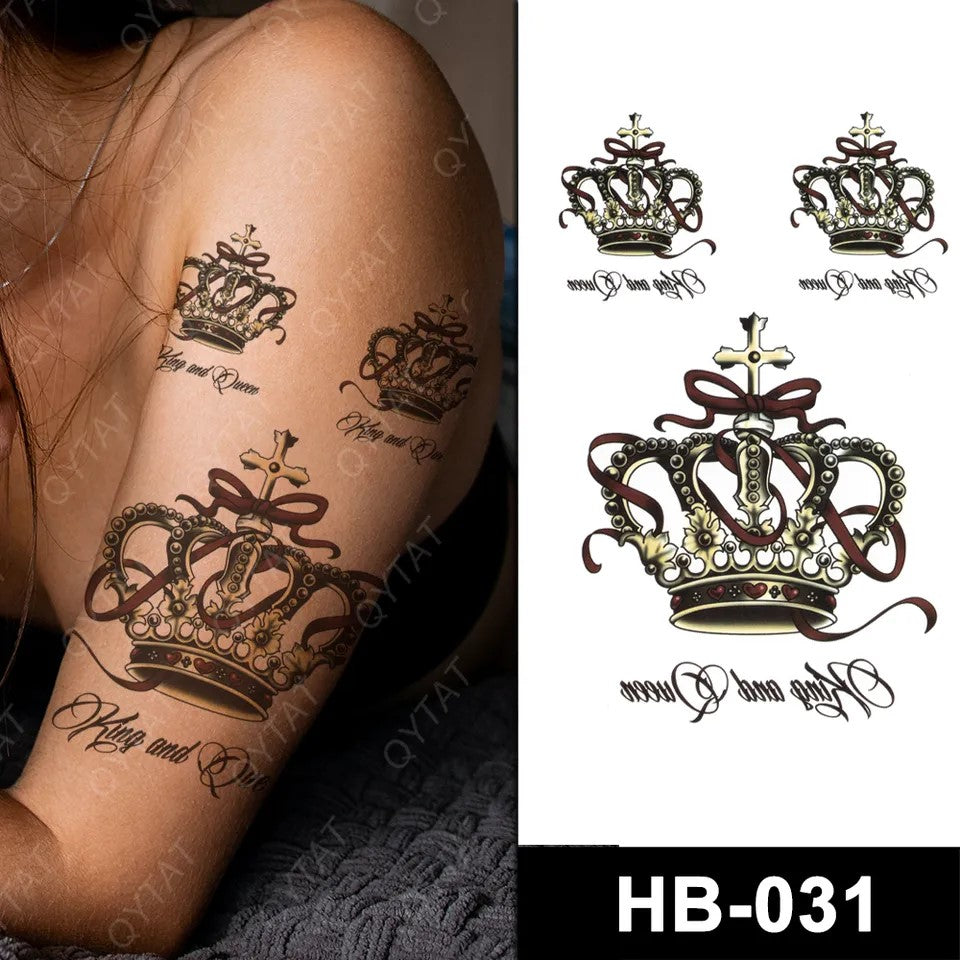 Temporary tattoo medium size HB031 148 x 210