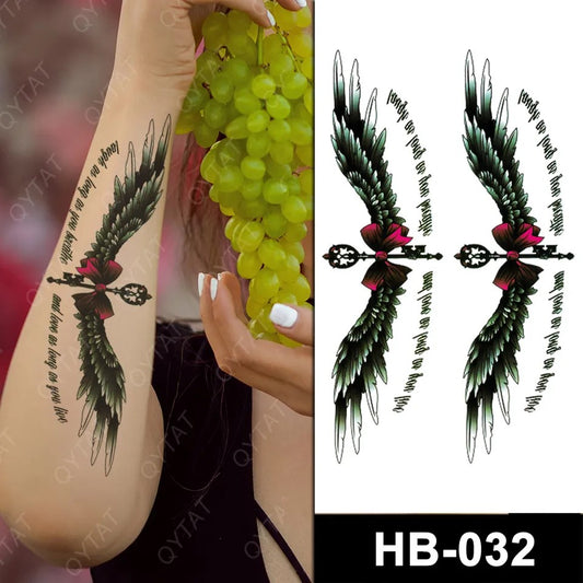 Temporary tattoo medium size HB032 148 x 210