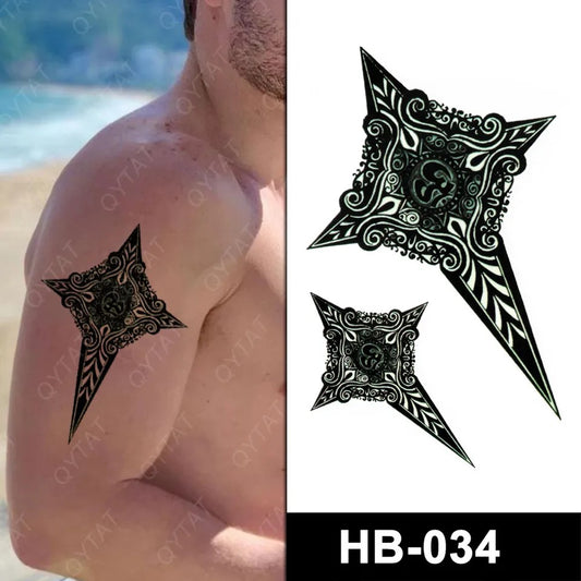 Temporary tattoo medium size HB034 148 x 210