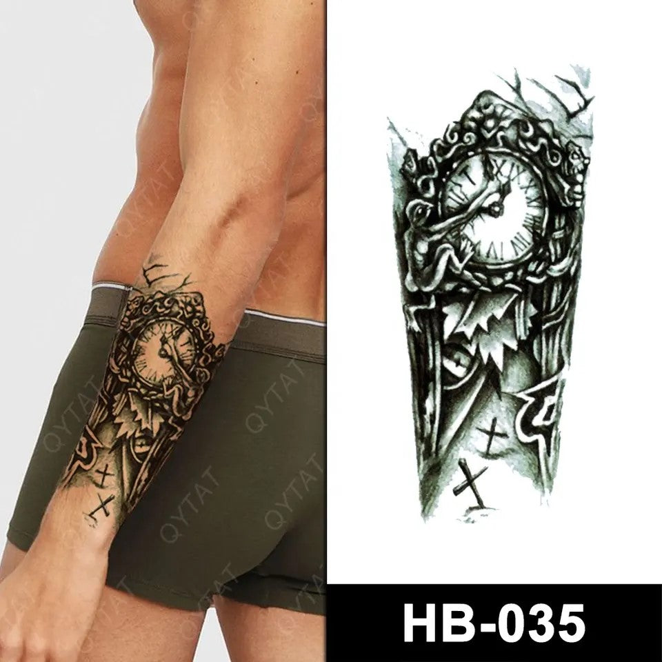 Temporary tattoo medium size HB035 148 x 210