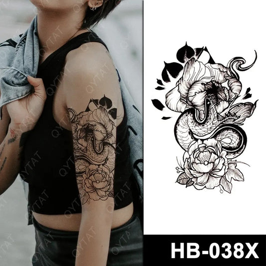 Temporary tattoo medium size HB038 148 x 210