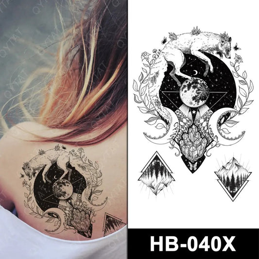 Temporary tattoo medium size HB040 148 x 210