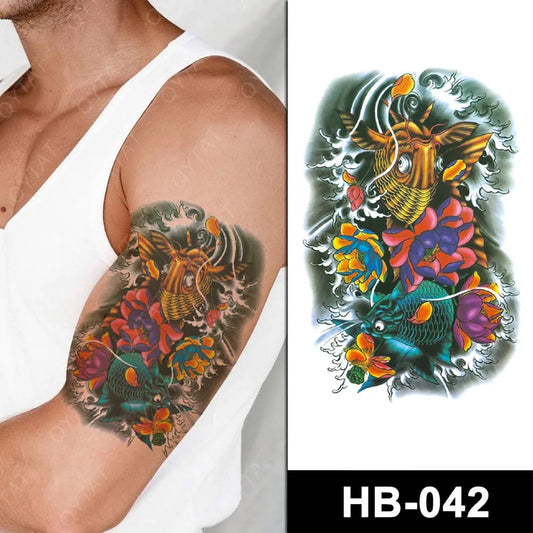 Temporary tattoo medium size HB042 148 x 210