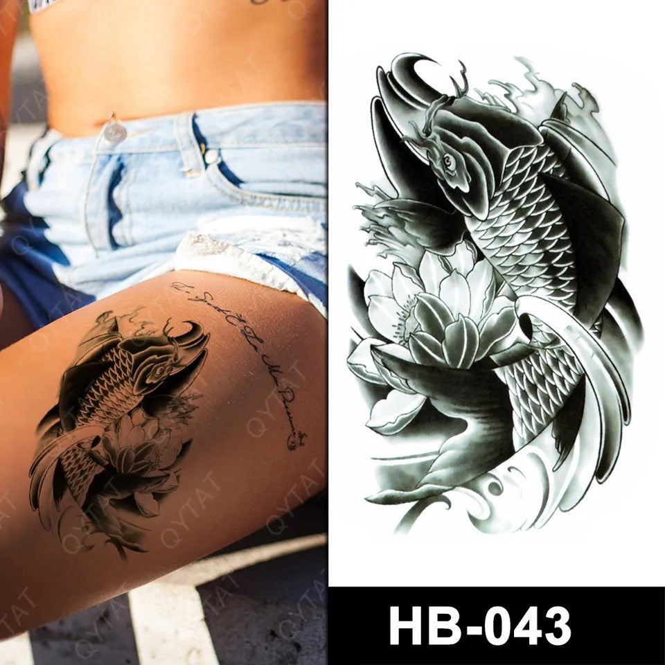 Temporary tattoo medium size HB043 148 x 210