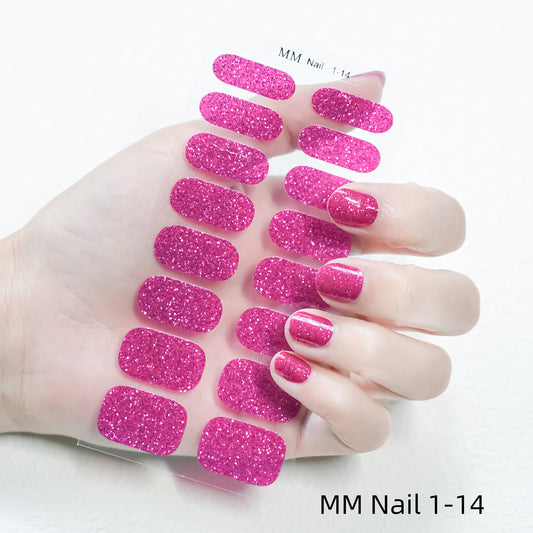 Nail wrap pattern MM04