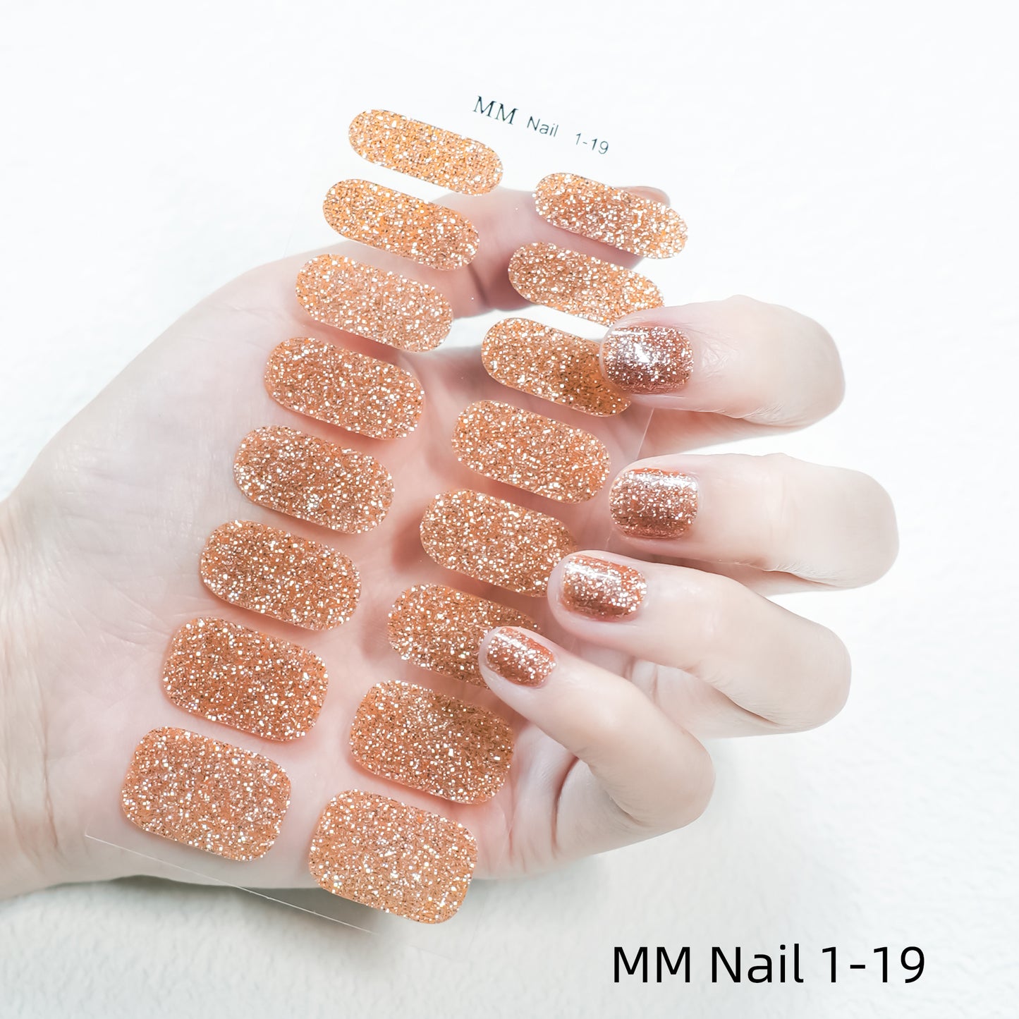 Nail wrap pattern MM09