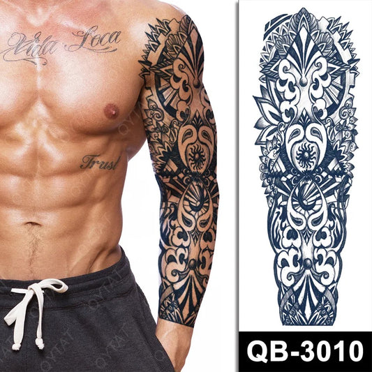 Temporary tattoo medium plus size QB3010  170 x 480