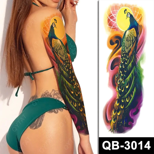 Temporary tattoo medium plus size QB3014  170 x 480