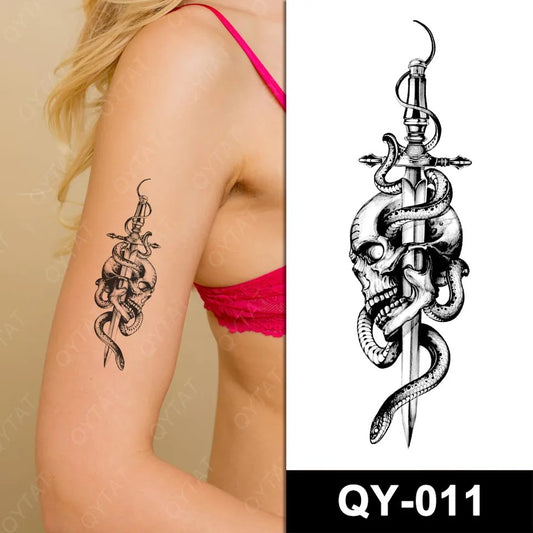 Temporary tattoo small size QY011 60 x 105