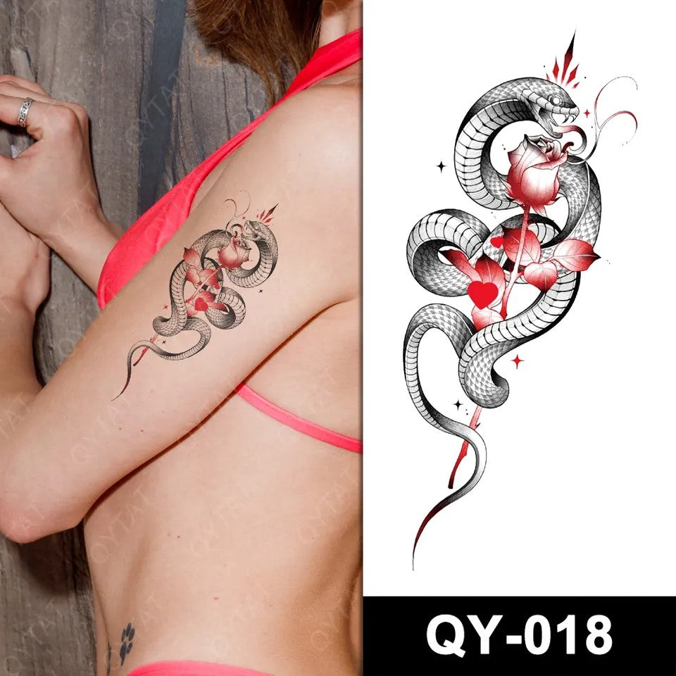 Temporary tattoo small size QY018 60 x 105