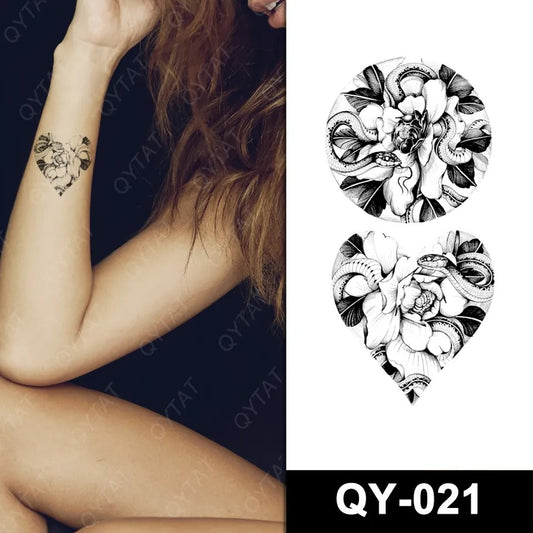 Temporary tattoo small size QY020  160 x 105