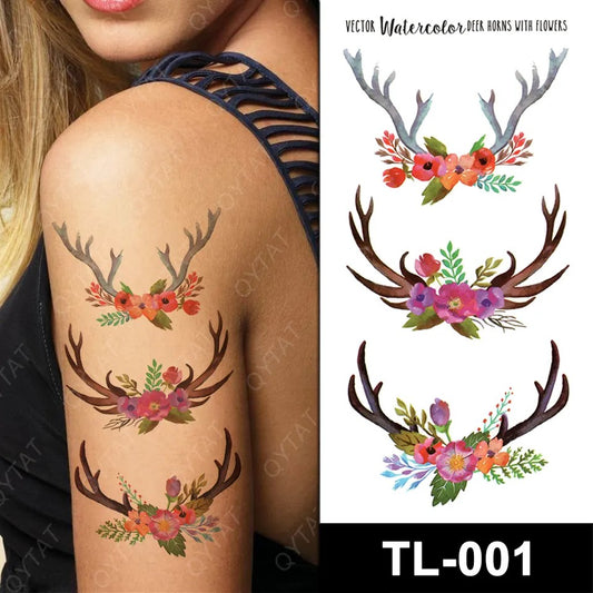 Temporary tattoo small plus size TL001  90 x 190