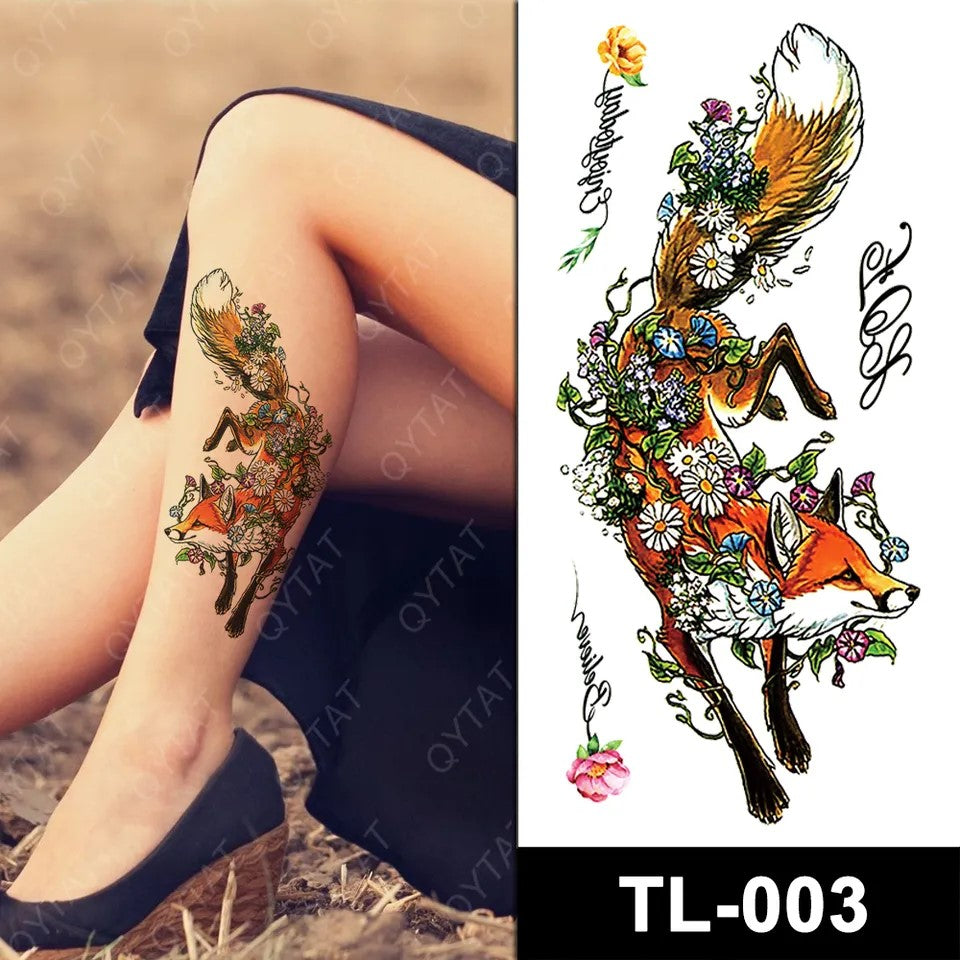 Temporary tattoo small plus size TL003  90 x 190