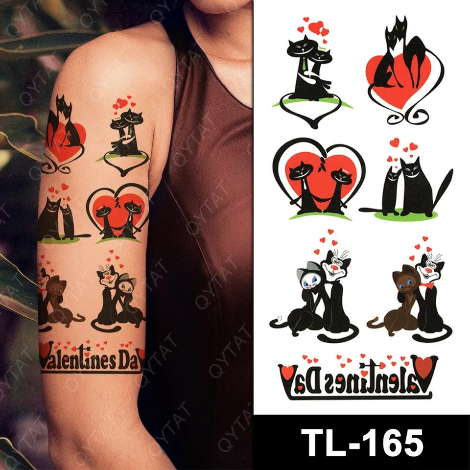 Temporary tattoo small plus size TL165  90 x 190