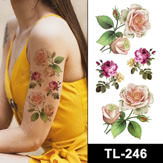 Temporary tattoo small plus size TL246  90 x 190