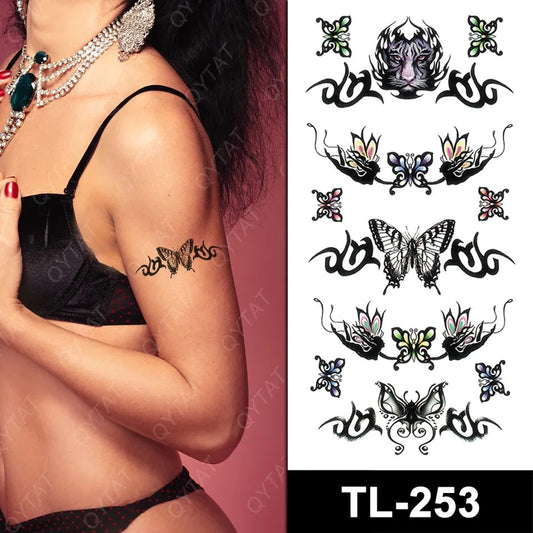 Temporary tattoo small plus size TL253  90 x 190