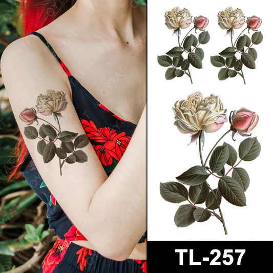 Temporary tattoo small plus size TL257  90 x 190