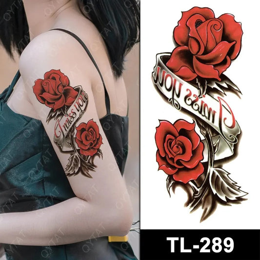 Temporary tattoo small plus size TL289  90 x 190