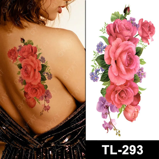 Temporary tattoo small plus size TL290  90 x 190