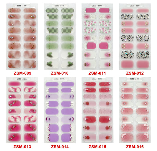 Nail wrap pattern Latest Designs  ZSM16