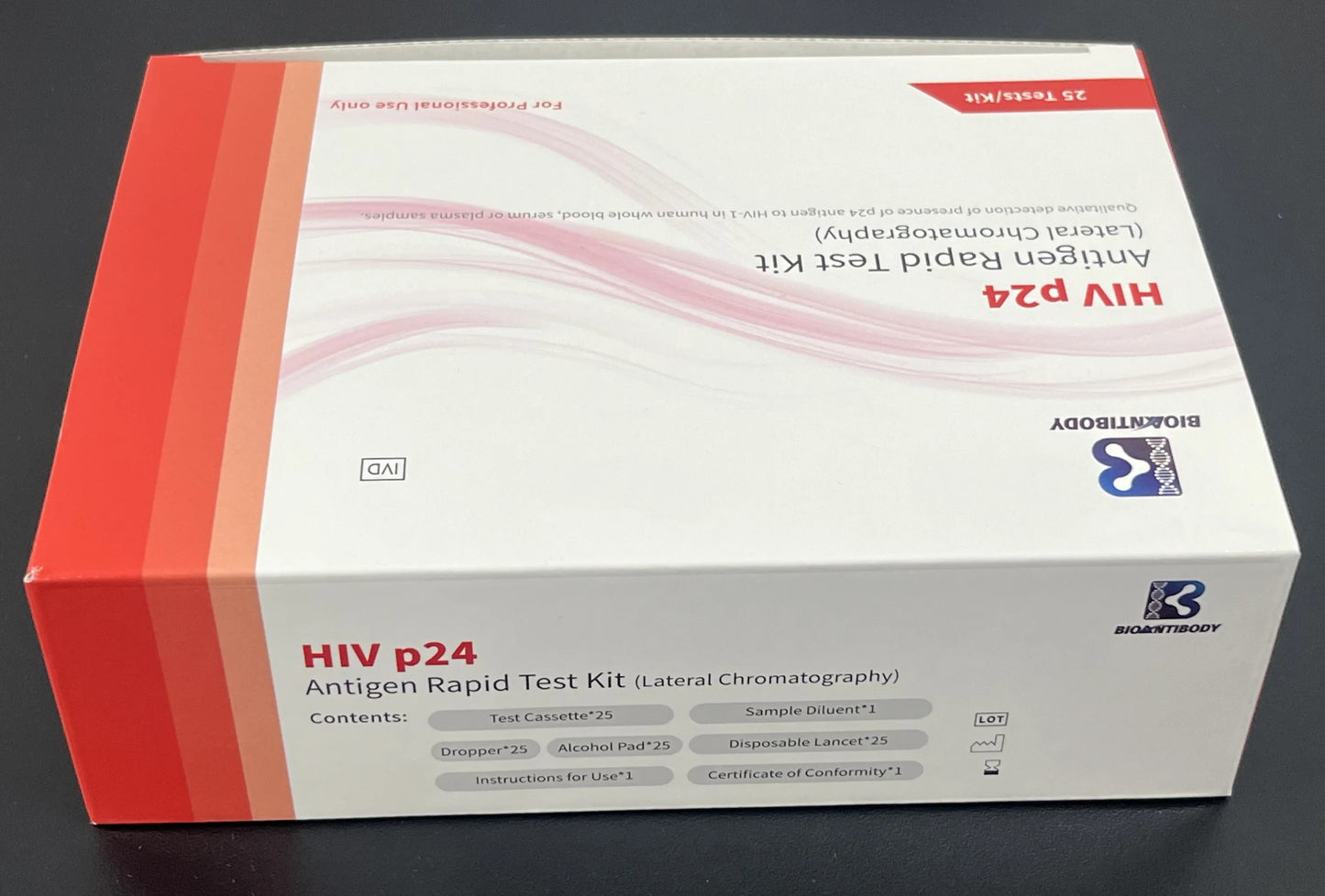 50 of HIV p24 Antigen & HIV 1/2 Antibody Rapid Test Kit