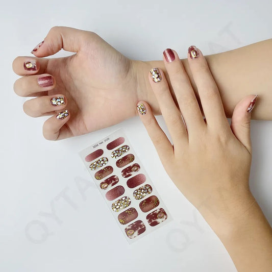 Nail wrap pattern 17