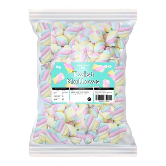 Miss Molley's Mini Twist Mallows 100g to 1kg