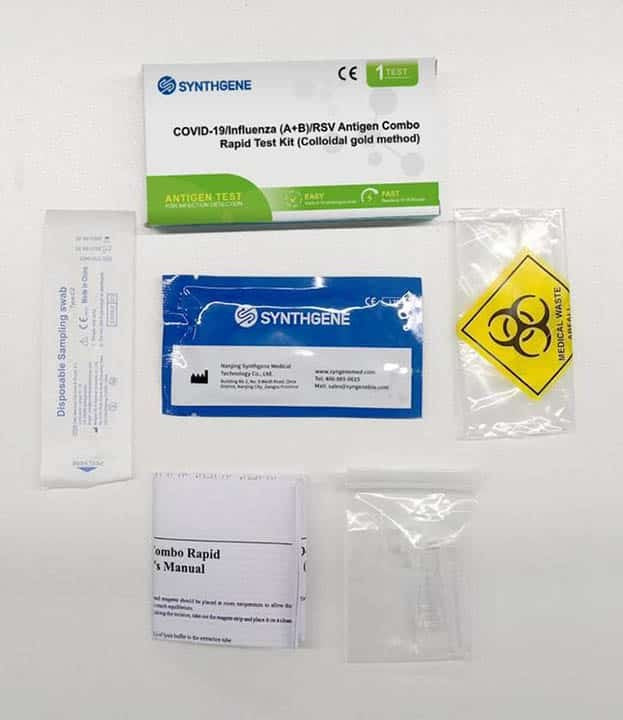 20 x COVID19-fLU A + B and RSV Antigen Test Kit (Copy)