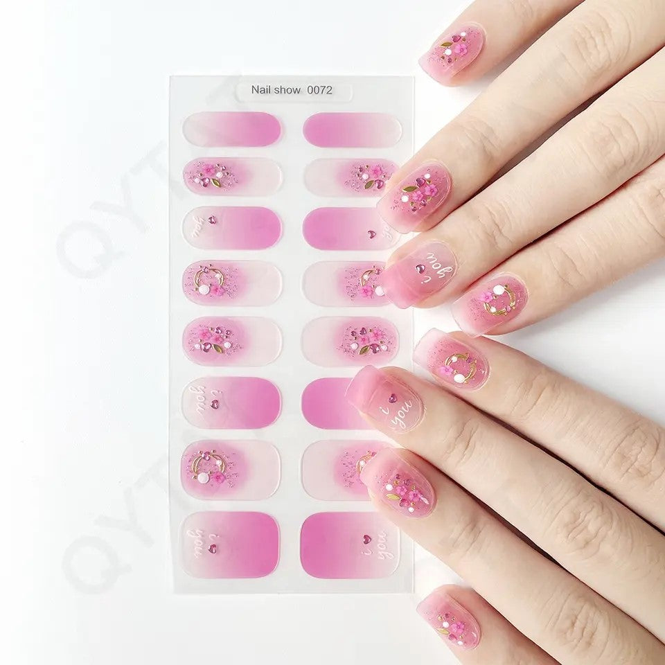 Nail wrap pattern 50