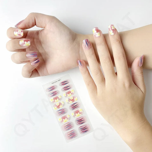 Nail wrap pattern 51