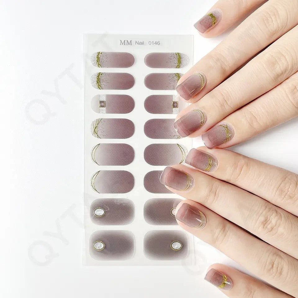 Nail wrap pattern 57