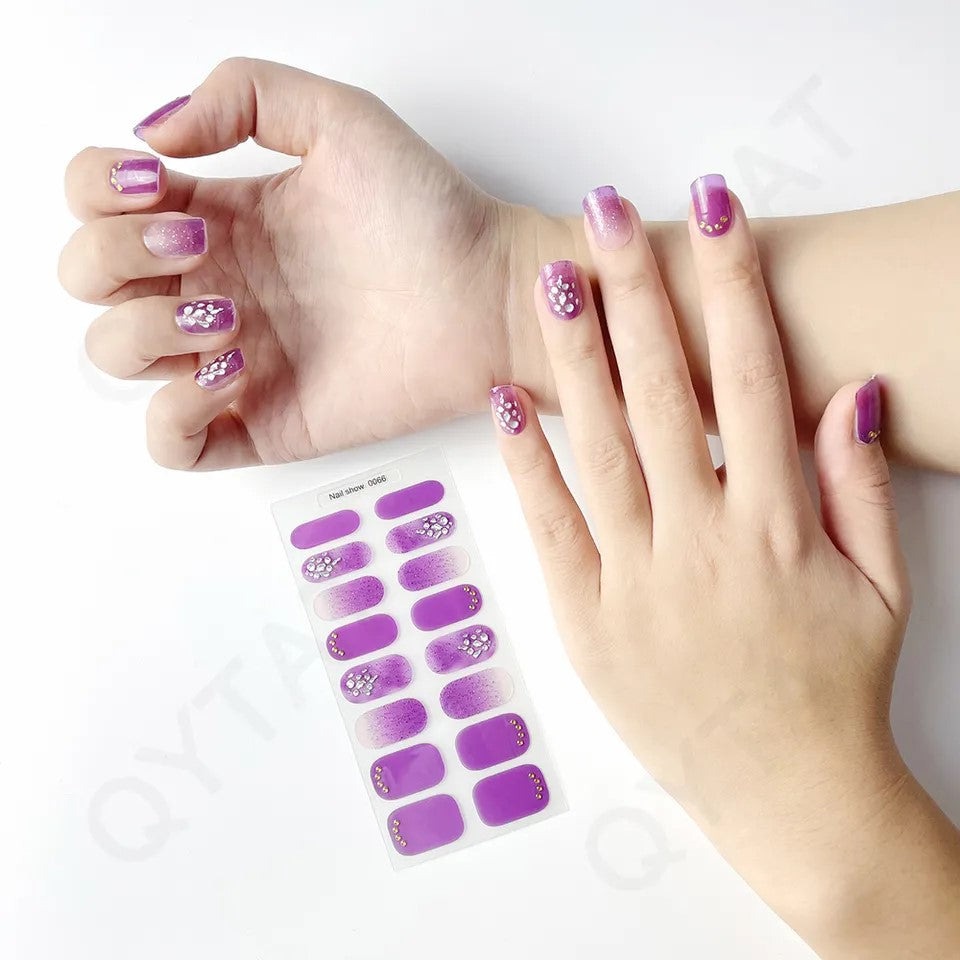 Nail wrap pattern 61