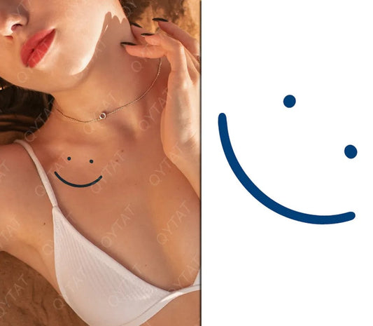 Smiley Face Tattoo semi permanent SP