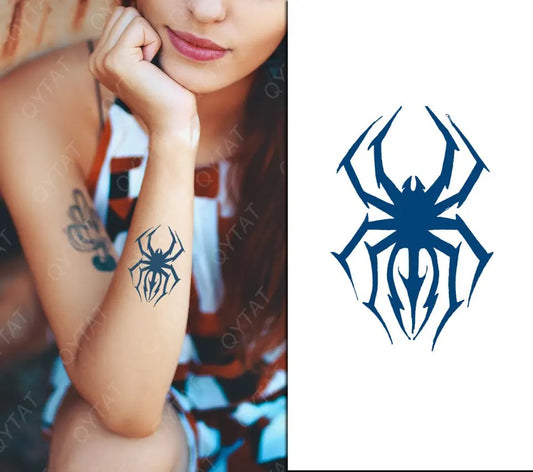 Spider Symbol Tattoo semi permanent SP