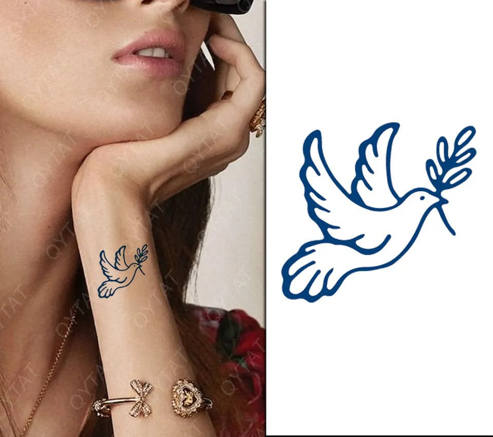 Dove of Peace Tattoo semi permanent SP